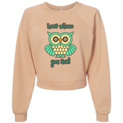 Women's Raglan Pullover Fleece