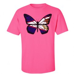 Unisex Ultra Cotton Safety Neon Crewneck Tee