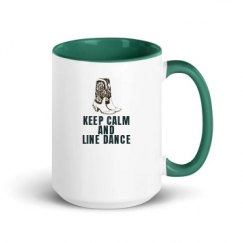 15oz Ceramic Mug with Color Inside