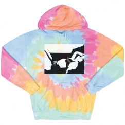 Unisex Tie-Dye Fleece Hoodie
