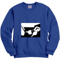 Unisex Film and Foil Crewneck Sweatshirt