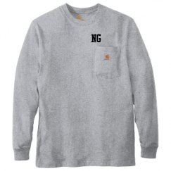 Unisex Carhartt Pocket Long Sleeve Tee