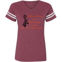 Ladies Relaxed Fit Vintage Sports Tee