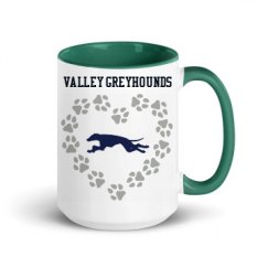 15oz Ceramic Mug with Color Inside