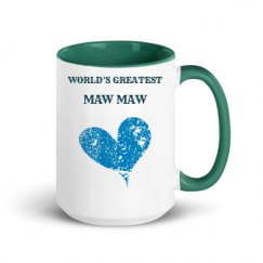 15oz Ceramic Mug with Color Inside