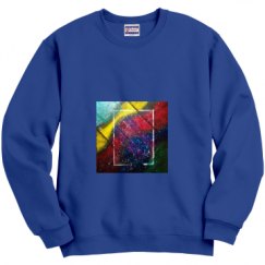 Unisex Film and Foil Crewneck Sweatshirt