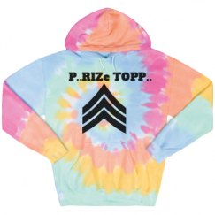 Unisex Tie-Dye Fleece Hoodie