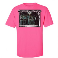 Unisex Ultra Cotton Safety Neon Crewneck Tee