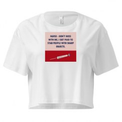 Ladies Festival Cali Crop Top Tee