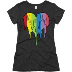 Ladies Slim Fit Super Soft Triblend Tee