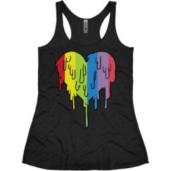 Ladies Slim Fit Super Soft Racerback Triblend Tank