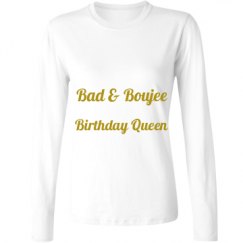 Ladies Relaxed Fit Basic Long Sleeve Tee