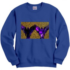 Unisex Film and Foil Crewneck Sweatshirt