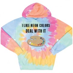 Unisex Tie-Dye Fleece Hoodie