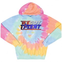 Unisex Tie-Dye Fleece Hoodie