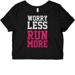 Ladies Slim Fit Crop Top Tee