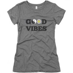 Ladies Slim Fit Super Soft Triblend Tee