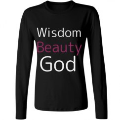 Ladies Relaxed Fit Basic Long Sleeve Tee