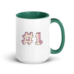 15oz Ceramic Mug with Color Inside