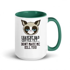 15oz Ceramic Mug with Color Inside