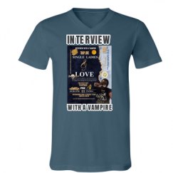 Unisex V-Neck Jersey Tee