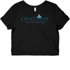 Ladies Slim Fit Crop Top Tee