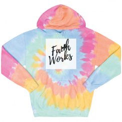 Unisex Tie-Dye Fleece Hoodie