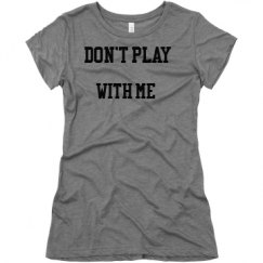 Ladies Slim Fit Super Soft Triblend Tee