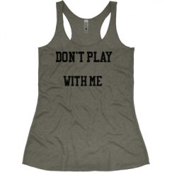 Ladies Slim Fit Super Soft Racerback Triblend Tank