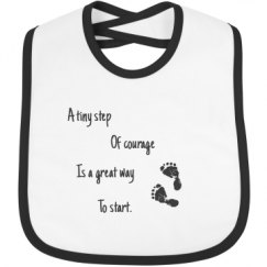 Infant Contrast Trim Bib