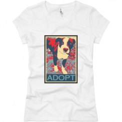 Ladies Slim Fit Basic Promo Jersey Tee