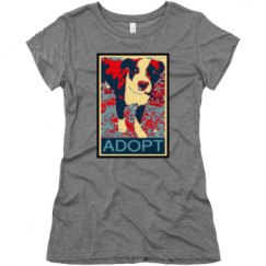 Ladies Slim Fit Super Soft Triblend Tee