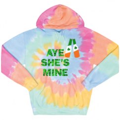 Unisex Tie-Dye Fleece Hoodie