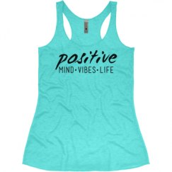 Ladies Slim Fit Super Soft Racerback Triblend Tank