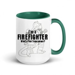 15oz Ceramic Mug with Color Inside