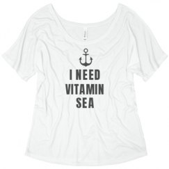 Ladies Flowy Slouchy Tee