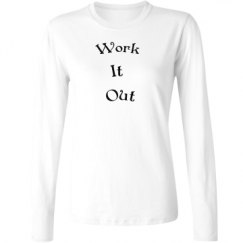 Ladies Relaxed Fit Basic Long Sleeve Tee