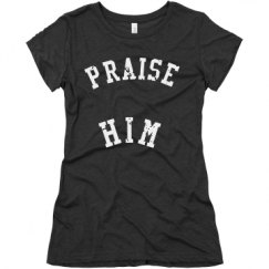 Ladies Slim Fit Super Soft Triblend Tee