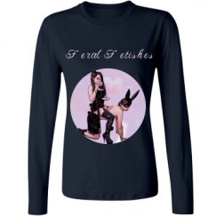 Ladies Relaxed Fit Basic Long Sleeve Tee