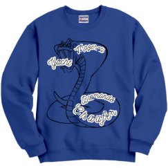 Unisex Film and Foil Crewneck Sweatshirt