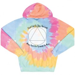 Unisex Tie-Dye Fleece Hoodie