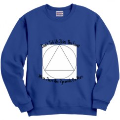 Unisex Film and Foil Crewneck Sweatshirt