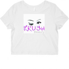 Ladies Slim Fit Crop Top Tee