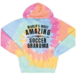 Unisex Tie-Dye Fleece Hoodie