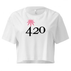 Ladies Festival Cali Crop Top Tee