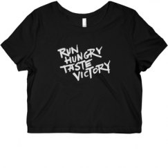 Ladies Slim Fit Crop Top Tee