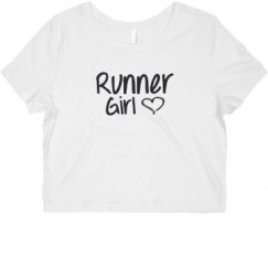 Ladies Slim Fit Crop Top Tee