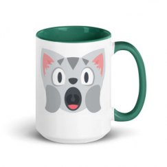 15oz Ceramic Mug with Color Inside