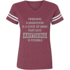 Ladies Relaxed Fit Vintage Sports Tee