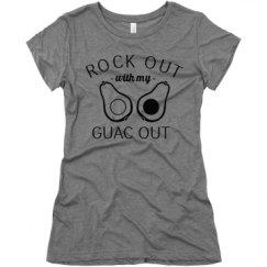 Ladies Slim Fit Super Soft Triblend Tee